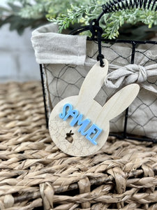 Personalized Easter Tag: Lotsa Bunnies