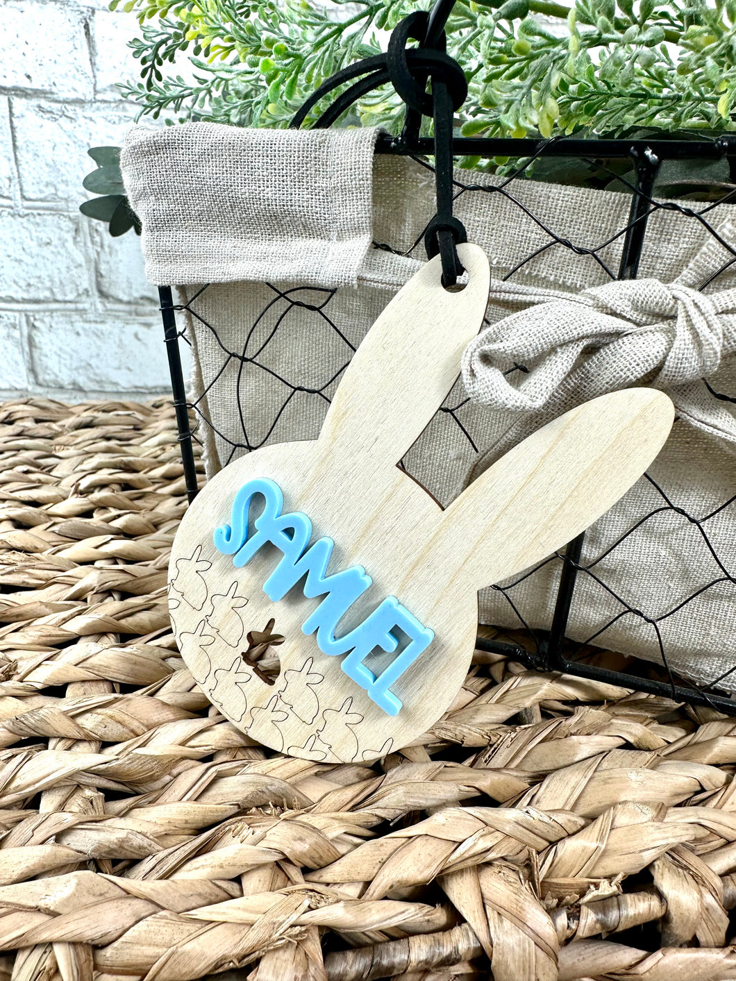 Personalized Easter Tag: Lotsa Bunnies