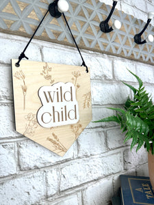 Nursery Banner: Wild Child