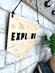 Nursery Banner: Explore