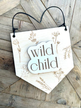 Load image into Gallery viewer, Nursery Banner: Wild Child
