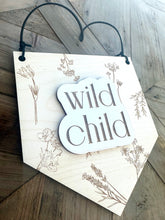 Load image into Gallery viewer, Nursery Banner: Wild Child
